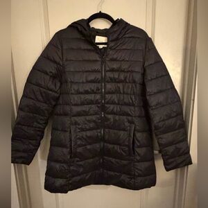 A New Day Black Puffer Jacket | Size Large